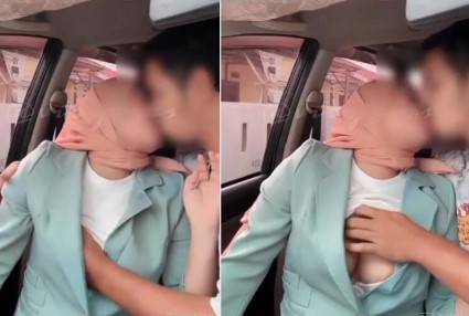 Skandal Jilbab Viral Ngewe Di Dalam Mobil